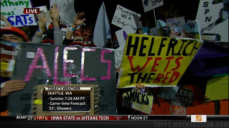 Illustration for article titled Desmond Howard Is Not Impressed: Your Oregon-UW GameDay Sign Roundup